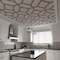 Ekena Millwork 33W x 33H x 14T Small Cameron Decorative Fretwork Wood Ceiling Panels, Walnut CELW33X33X0250CAMWA - alternate 7